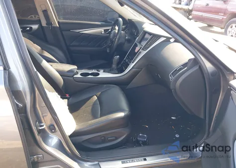 2021 Infiniti Q50 Luxe Awd z USA, uszkodzony, nr VIN JN1EV7BR7MM752484